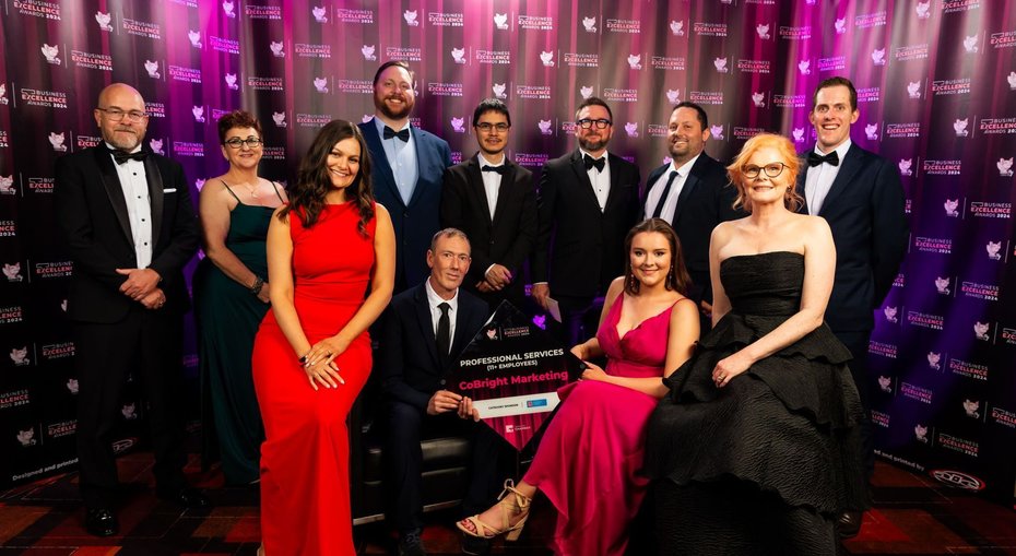 CoBright team at the Business Excellence Awards 2024