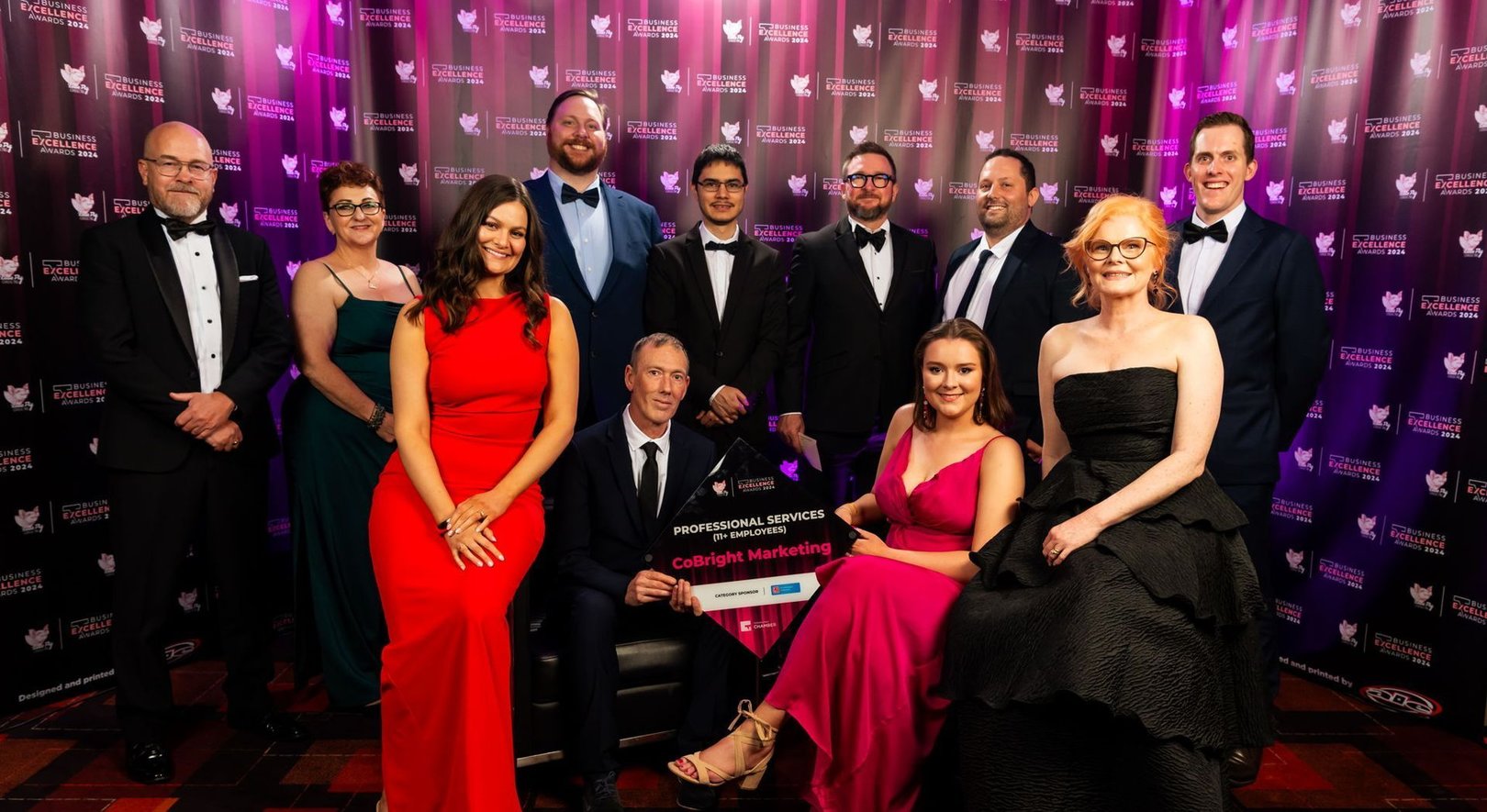 CoBright team at the Business Excellence Awards 2024