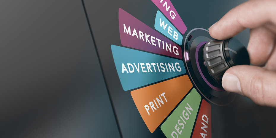 Turning dial to marketing mode
