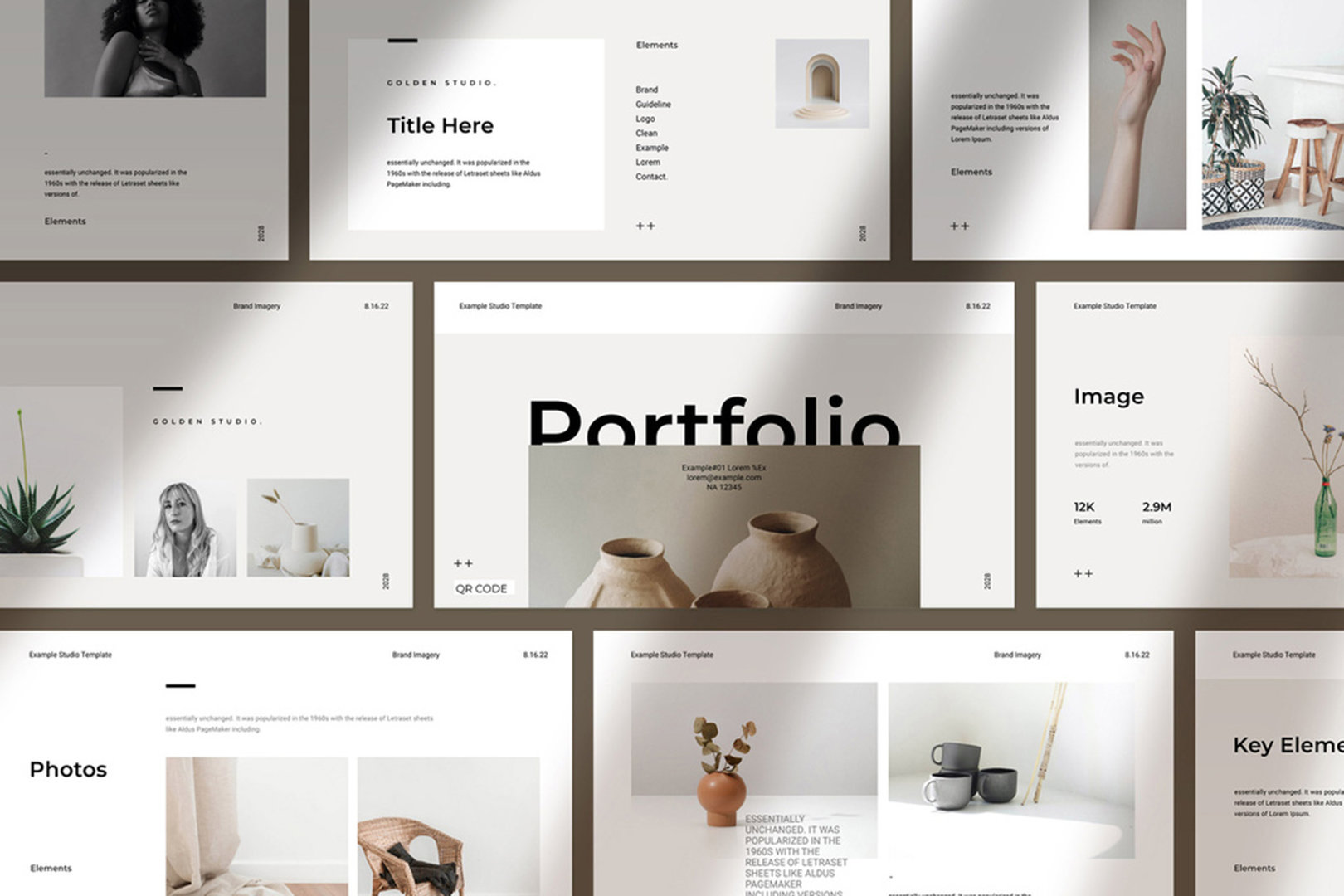 Portfolio mockups