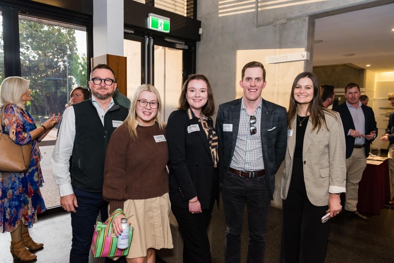 Brendan, Sinead, Caitlin, Joel and Tayla together at an event