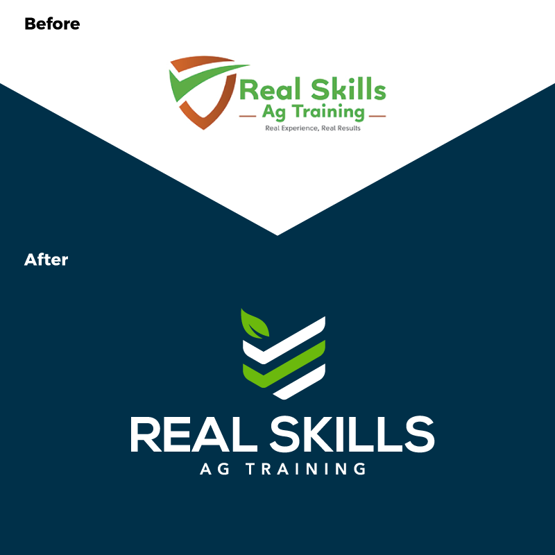 Real Skills Ag Training - Brand Before/After