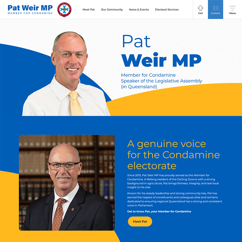 Pat Weir Website
