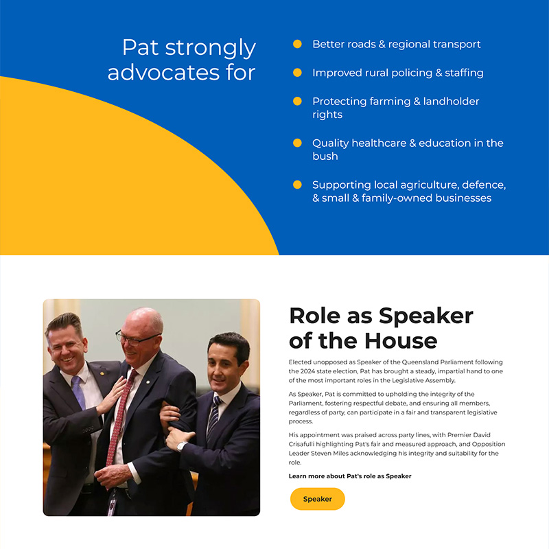 Pat Weir Website