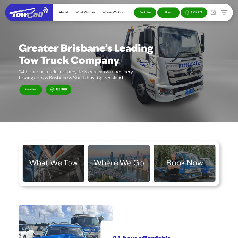 TowCall New Website