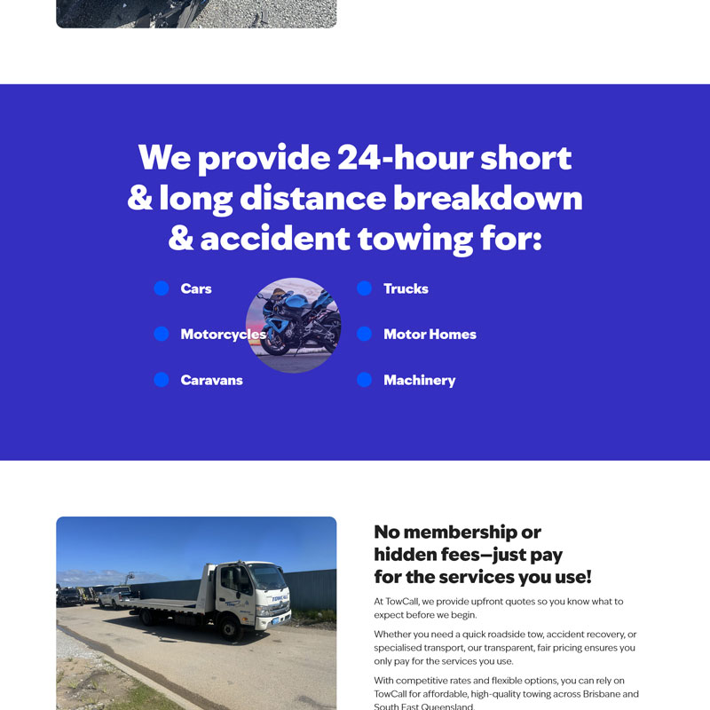 TowCall New Website