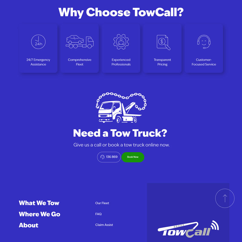 TowCall New Website