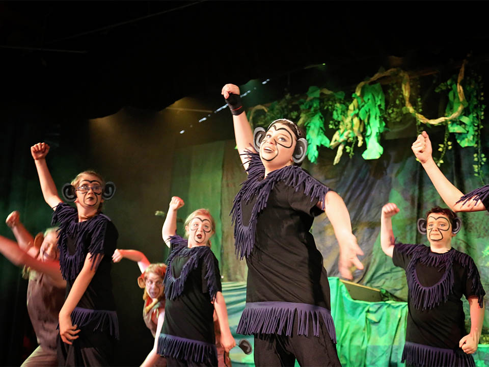 Toowoomba Choral Society youth choir performing Tarzan the musical